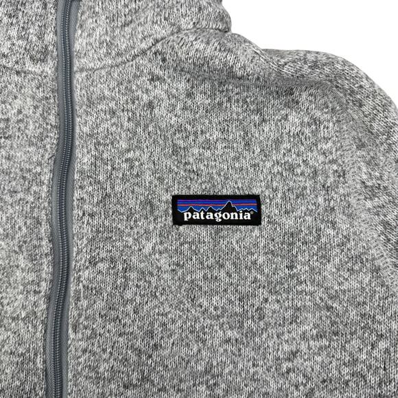 PATAGONIA Women's Better Sweater Quarter-Zip Fleece Top Size Small Birch White - Picture 3 of 6